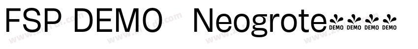 FSP DEMO   Neogrote字体转换